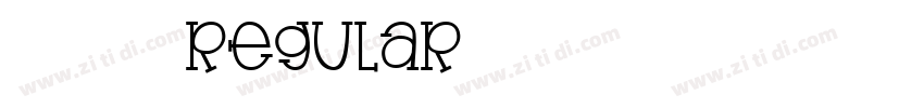 汉真广标1 regular字体转换